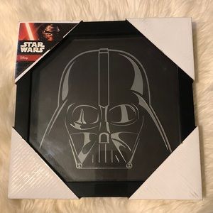 NIB Framed Star Wars Darth Vader foil art